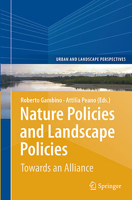 Couverture cartonnée Nature Policies and Landscape Policies de 