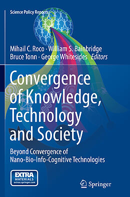 Couverture cartonnée Convergence of Knowledge, Technology and Society de 