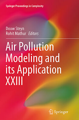Kartonierter Einband Air Pollution Modeling and its Application XXIII von 
