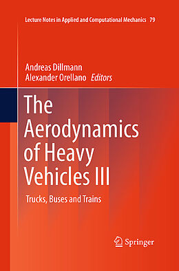 Kartonierter Einband The Aerodynamics of Heavy Vehicles III von 