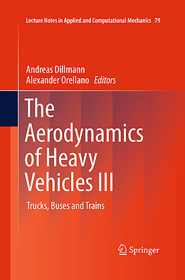 Couverture cartonnée The Aerodynamics of Heavy Vehicles III de 