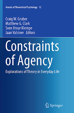 Couverture cartonnée Constraints of Agency de 