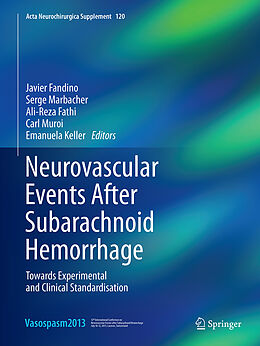 Couverture cartonnée Neurovascular Events After Subarachnoid Hemorrhage de 