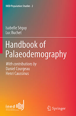 Couverture cartonnée Handbook of Palaeodemography de Isabelle Séguy, Luc Buchet