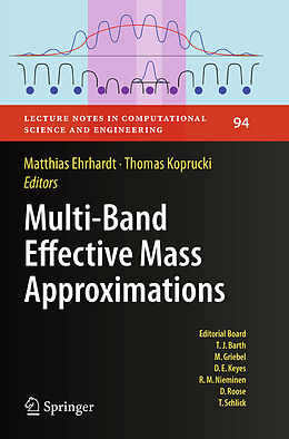 Couverture cartonnée Multi-Band Effective Mass Approximations de 