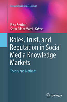Kartonierter Einband Roles, Trust, and Reputation in Social Media Knowledge Markets von 