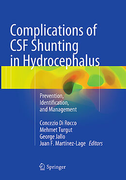 Couverture cartonnée Complications of CSF Shunting in Hydrocephalus de 