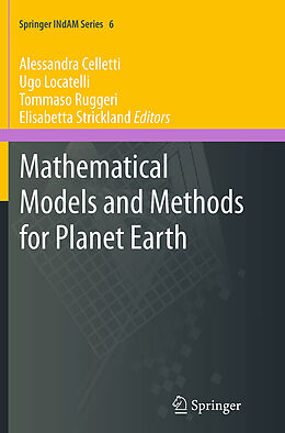 Couverture cartonnée Mathematical Models and Methods for Planet Earth de 