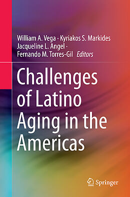 Couverture cartonnée Challenges of Latino Aging in the Americas de 