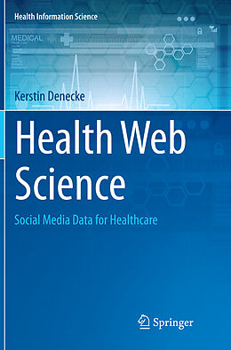 Couverture cartonnée Health Web Science de Kerstin Denecke