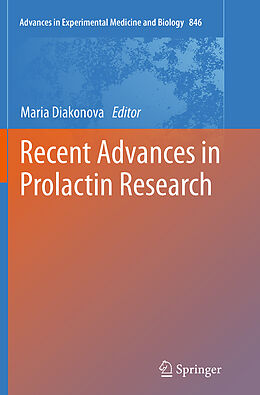 Kartonierter Einband Recent Advances in Prolactin Research von 