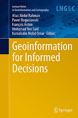 Couverture cartonnée Geoinformation for Informed Decisions de 