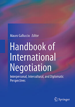 Couverture cartonnée Handbook of International Negotiation de 