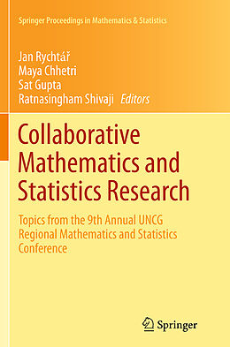 Couverture cartonnée Collaborative Mathematics and Statistics Research de 