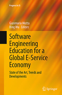 Couverture cartonnée Software Engineering Education for a Global E-Service Economy de 