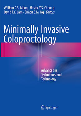 Couverture cartonnée Minimally Invasive Coloproctology de 