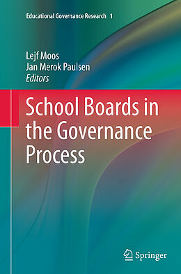 Couverture cartonnée School Boards in the Governance Process de 