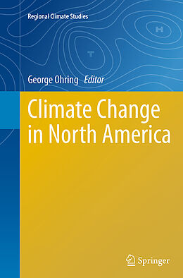Couverture cartonnée Climate Change in North America de 