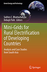 Couverture cartonnée Mini-Grids for Rural Electrification of Developing Countries de 