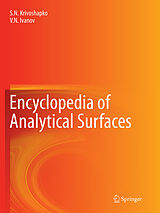 Couverture cartonnée Encyclopedia of Analytical Surfaces de V. N. Ivanov, S. N. Krivoshapko