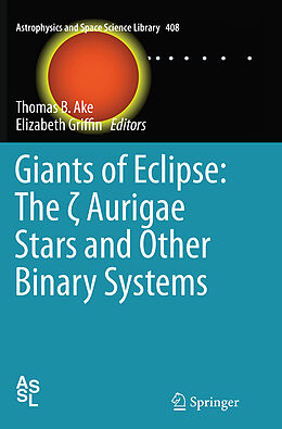 Couverture cartonnée Giants of Eclipse: The   Aurigae Stars and Other Binary Systems de 