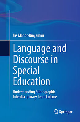 Couverture cartonnée Language and Discourse in Special Education de Iris Manor-Binyamini