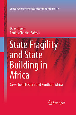 Couverture cartonnée State Fragility and State Building in Africa de 