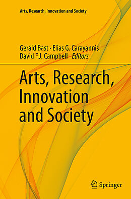 Couverture cartonnée Arts, Research, Innovation and Society de 