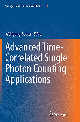 Couverture cartonnée Advanced Time-Correlated Single Photon Counting Applications de 