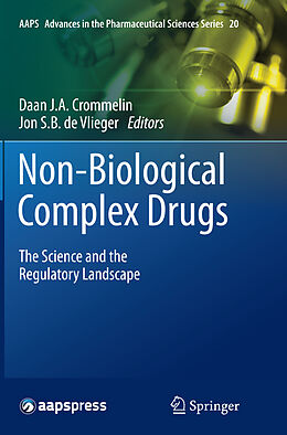 Couverture cartonnée Non-Biological Complex Drugs de 