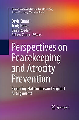 Couverture cartonnée Perspectives on Peacekeeping and Atrocity Prevention de 