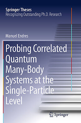 Kartonierter Einband Probing Correlated Quantum Many-Body Systems at the Single-Particle Level von Manuel Endres