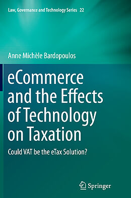 Couverture cartonnée eCommerce and the Effects of Technology on Taxation de Anne Michèle Bardopoulos