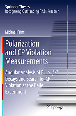 Couverture cartonnée Polarization and CP Violation Measurements de Michael Prim