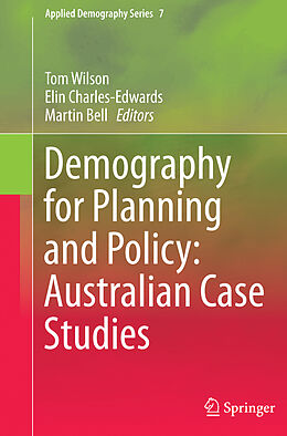 Couverture cartonnée Demography for Planning and Policy: Australian Case Studies de 