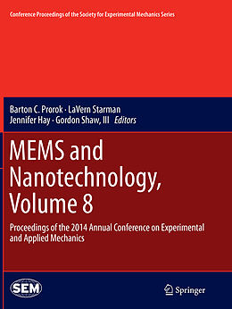 Kartonierter Einband MEMS and Nanotechnology, Volume 8 von 
