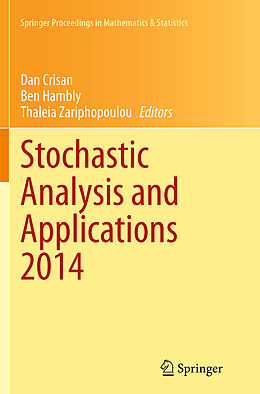 Kartonierter Einband Stochastic Analysis and Applications 2014 von 