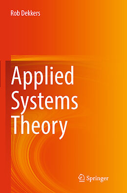 Couverture cartonnée Applied Systems Theory de Rob Dekkers