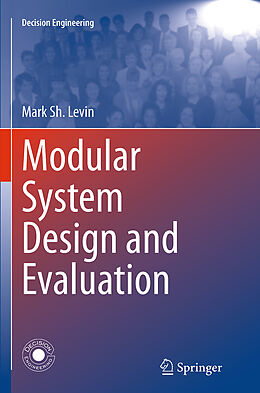 Couverture cartonnée Modular System Design and Evaluation de Mark Sh. Levin