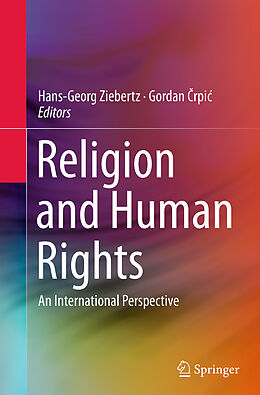 Couverture cartonnée Religion and Human Rights de 