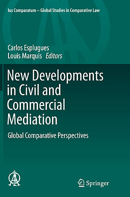 Couverture cartonnée New Developments in Civil and Commercial Mediation de 