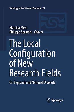 Couverture cartonnée The Local Configuration of New Research Fields de 