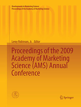 Kartonierter Einband Proceedings of the 2009 Academy of Marketing Science (AMS) Annual Conference von 