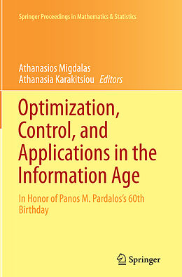 Kartonierter Einband Optimization, Control, and Applications in the Information Age von 
