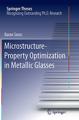 Kartonierter Einband Microstructure-Property Optimization in Metallic Glasses von Baran Sarac