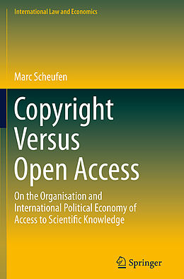 Couverture cartonnée Copyright Versus Open Access de Marc Scheufen