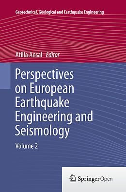 Couverture cartonnée Perspectives on European Earthquake Engineering and Seismology de 