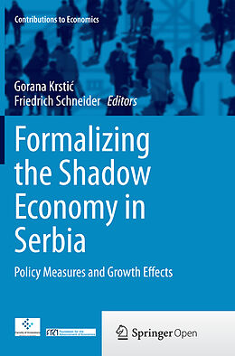 Couverture cartonnée Formalizing the Shadow Economy in Serbia de 