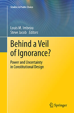 Couverture cartonnée Behind a Veil of Ignorance? de 