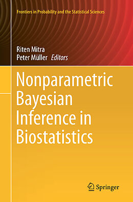 Couverture cartonnée Nonparametric Bayesian Inference in Biostatistics de 